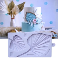 palm spear mold fondant cakes decorating silicone mould sugarcraft chocolate baking tools kitchenware for cakes gumpaste form