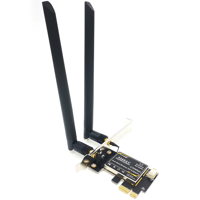 for 9260AC 5G Dual-Band Gigabit Desktop PCI-E Wireless Network Card Bluetooth 5.0 with 8DB Antenna | Компьютеры и офис