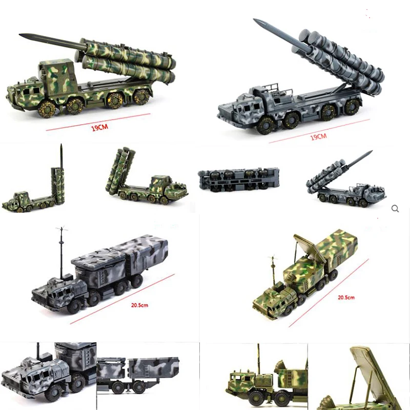 1/72 1: 72 Российская армейская S-300 ракетная система радарная машина пластиковый сборный грузовик пазл Строительный набор военный автомобиль модель игрушка подарок
