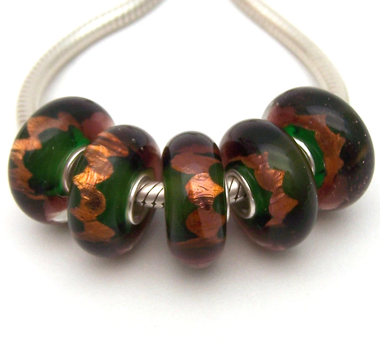 

JGWGT 2260 5X 100% Authenticity S925 Sterling Silver Beads Murano Glass beads Fit European Charms Bracelet diy jewelry Lampwork