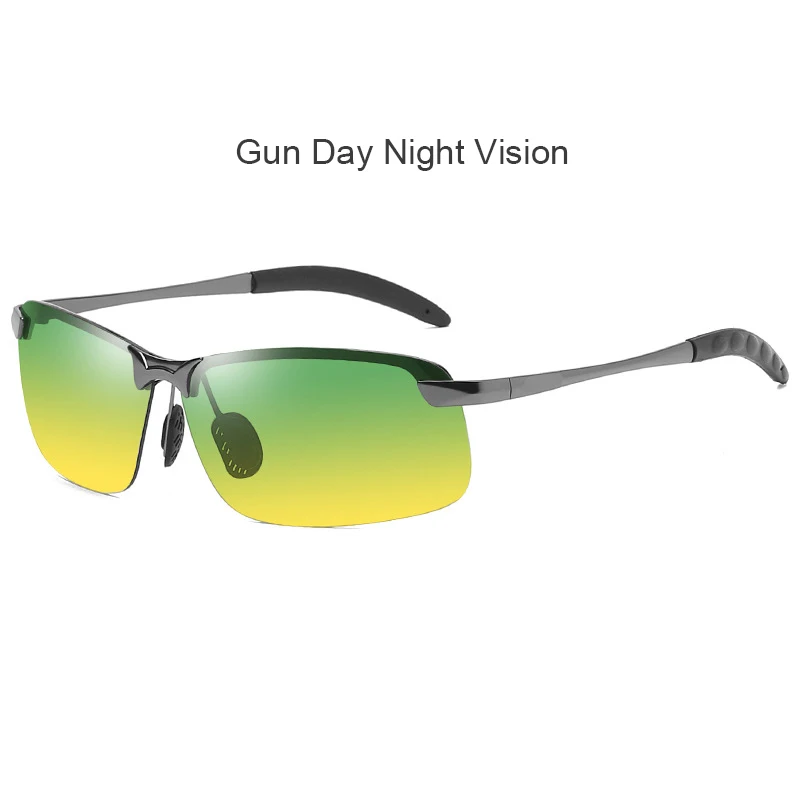 C6 gun day night HBK, винтажные спортивные поляризованные солнцезащитные очки, мужские, водонепроницаемые, для вождения, TAC, фотохромные линзы, солнцезащитные очки, весенние, сплав, дужки, УФ очки - Цвет линз: C6 gun day night