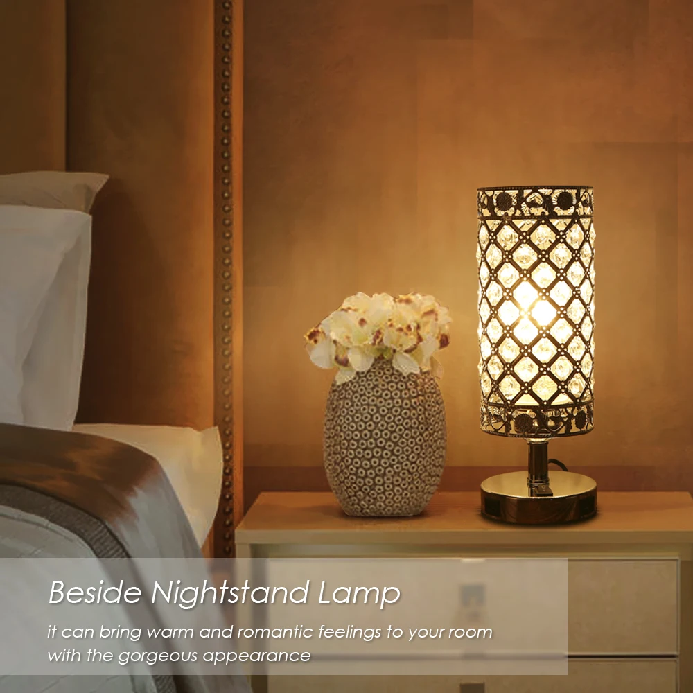 Декоративная настольная лампа Tomshine с двойным USB портом для зарядки|Настольные