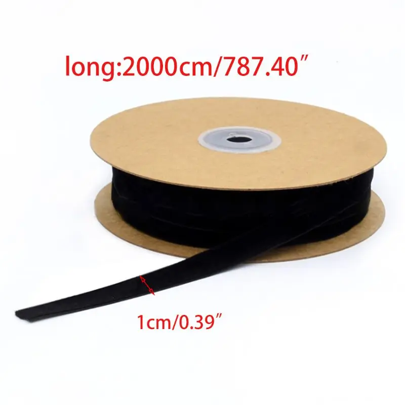 

1cm Assorted Colors Velvet Ribbon DIY Craft Sewing for Gift Wrapping Bow Making M6CD
