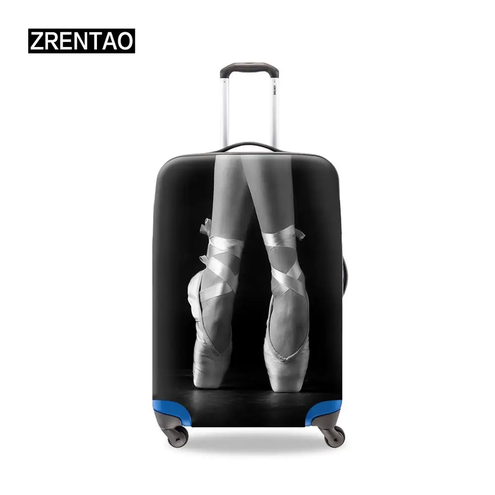 

Lady Girl Ballet Dance Print S/M/L/XL Waterproof Luggage Set Protective Cover Apply To 18-32 Inch Holiday Traveling Baggage Case