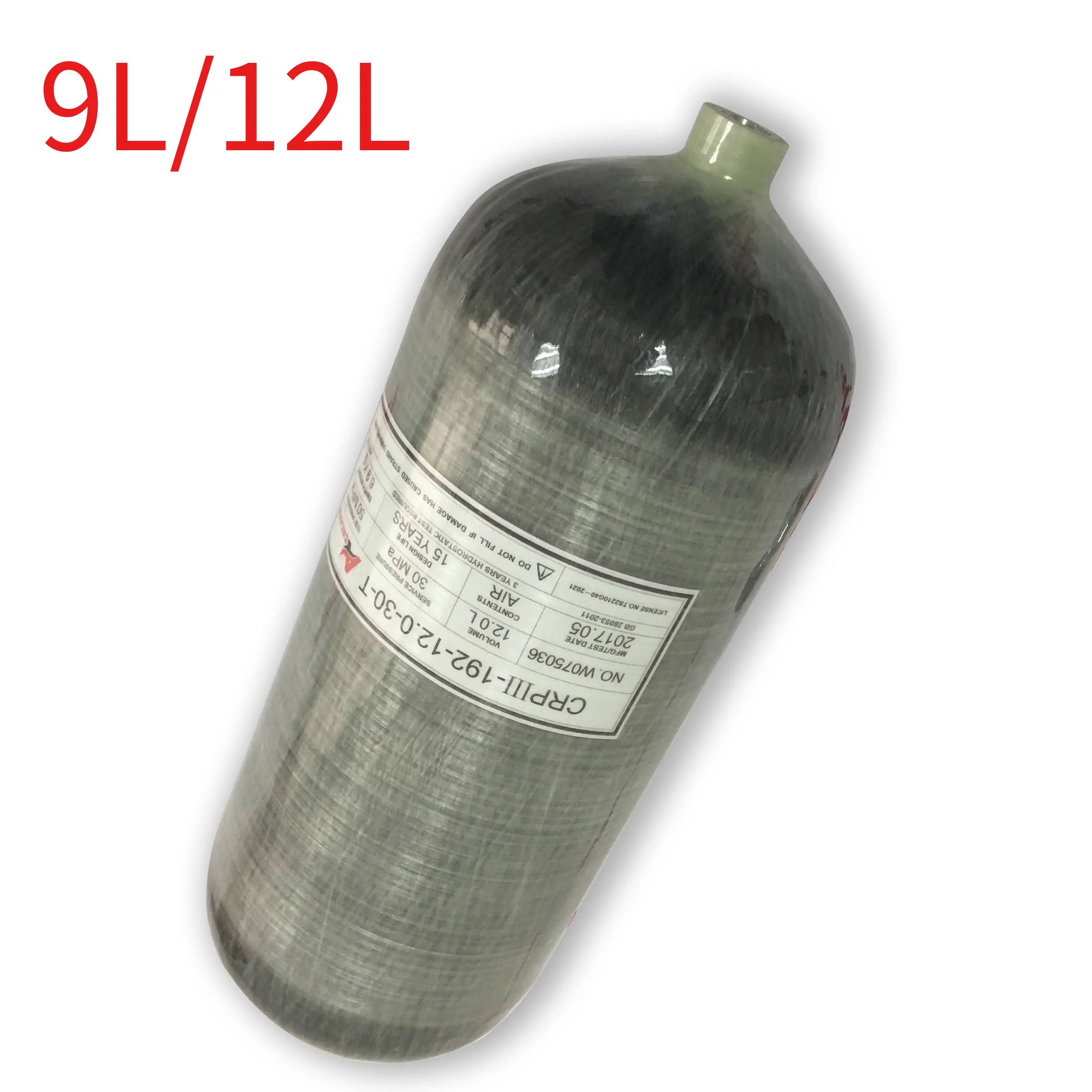 Резервуар AC3120 Pcp 9 л/12 л мини-акваланговый Co2 4500Psi сжатые воздушные Пистолеты для