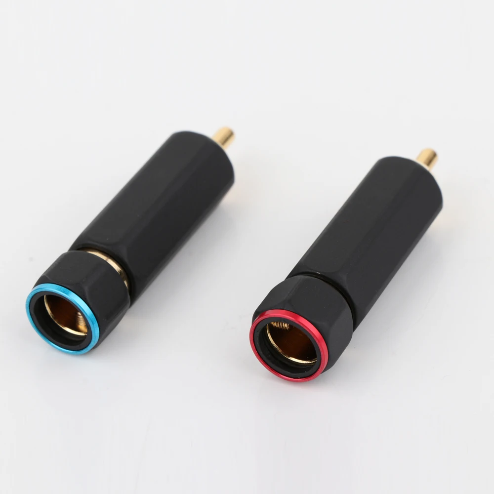 Позолоченные штекерные разъемы RCA 4 шт. | Электроника
