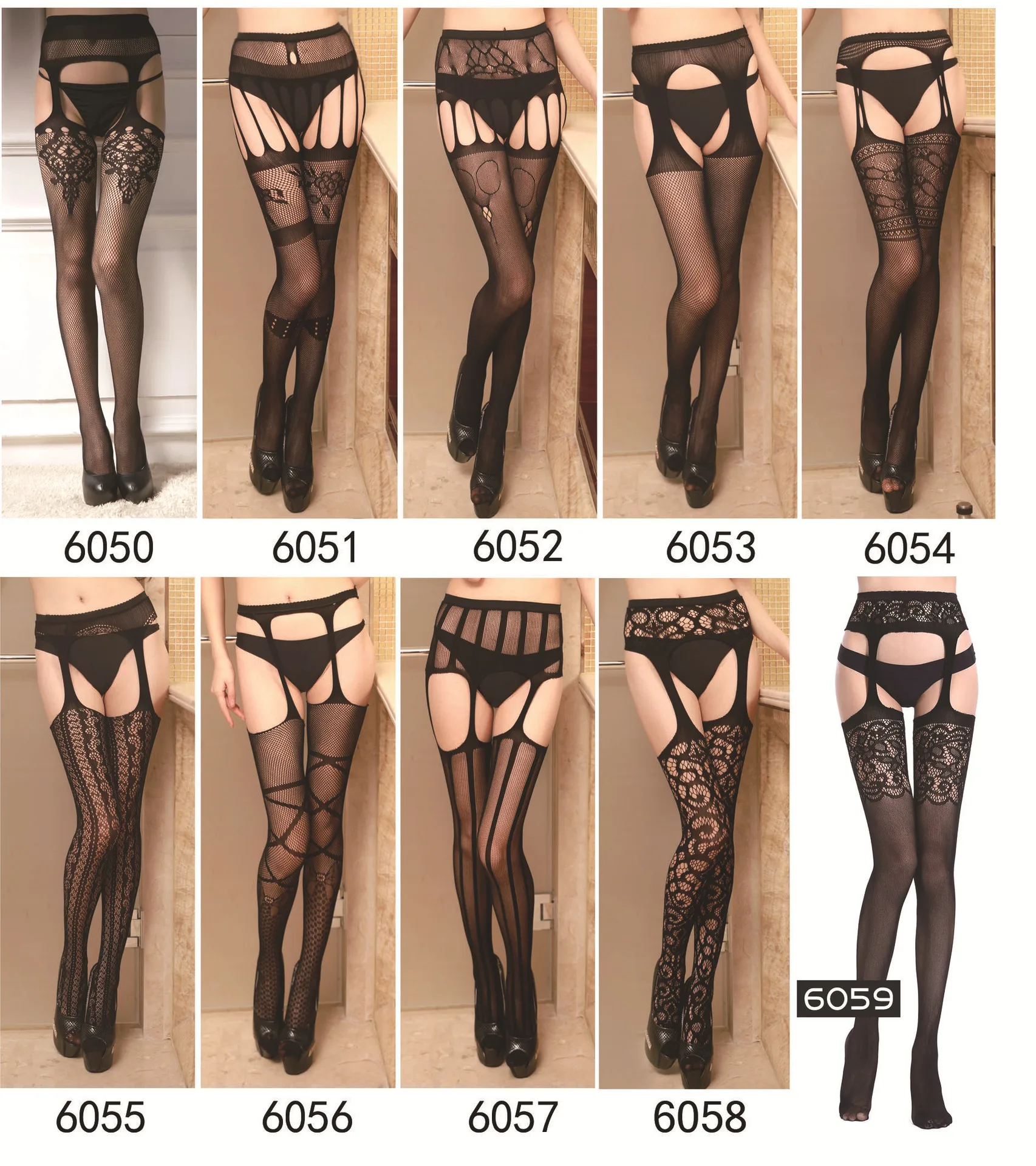 

Hot Sale Erotic Stockings With Garter Belt For Women Fishnet Pantyhose Plus Size Thigh High Socks Sexy Lingerie