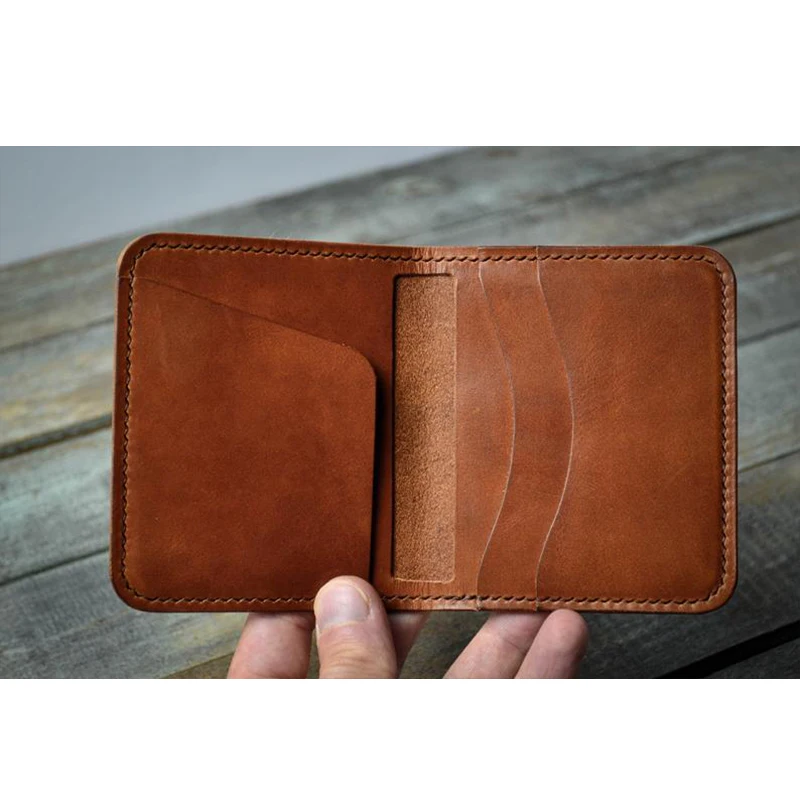 Японское стальное лезвие держатель для карт минималистичный кошелек складной