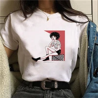 2021 new t shirt red comics harajuku o neck summer tops 90s girls graphic ulzzang t shirt female tee woman clothing