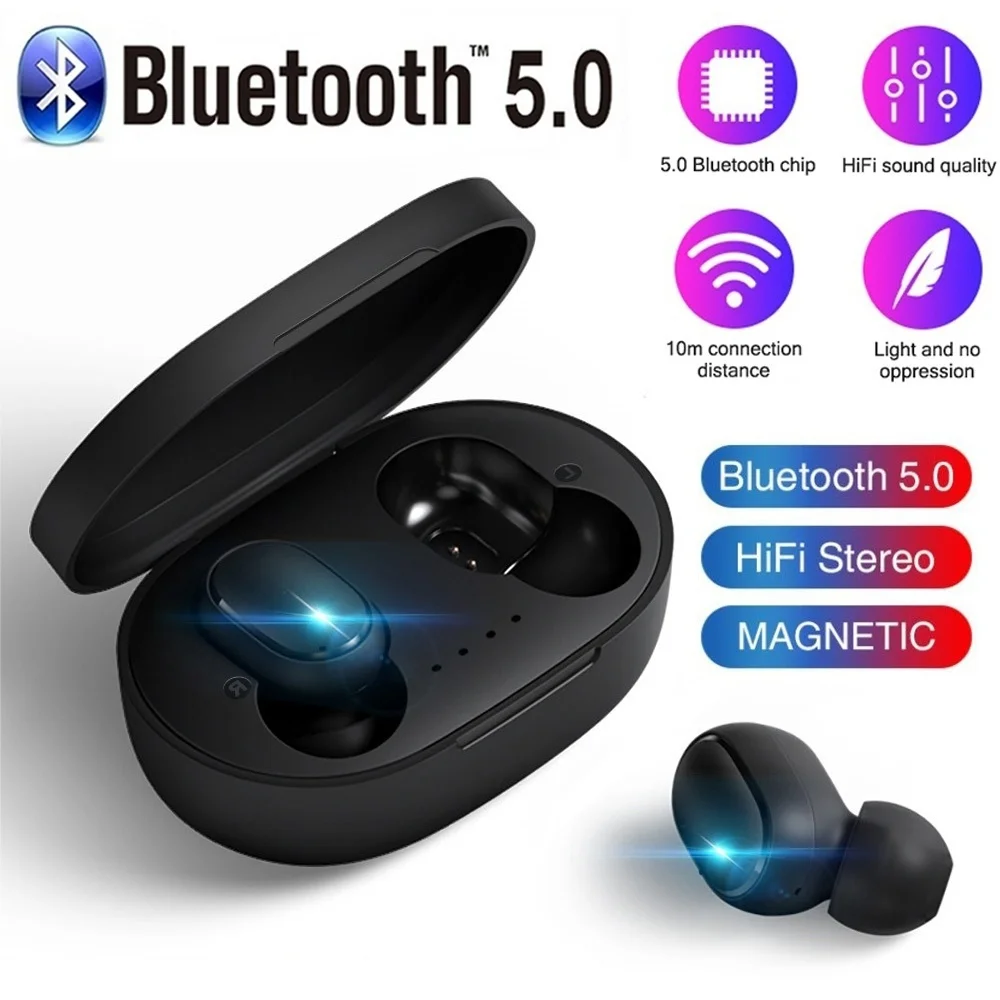 Беспроводные наушники Bluetooth HD стереонаушники спортивные водонепроницаемые