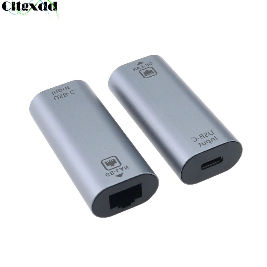 

Cltgxdd 1PCS New USB 3.1 Type C RJ45 Female to Female Network Ethernet LAN Connector Adapter Coupler Extender