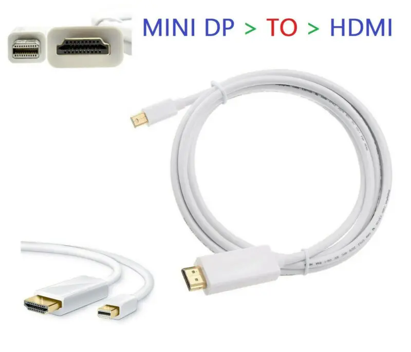 1 8 м дисплейный порт MiniDP типа displayport в hdmi портом ThunderBolt кабель адаптер для ноутбука