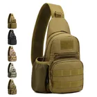 Тактическая армейская сумка на плечо, мужская сумка-слинг через плечо, камуфляжная, для кемпинга, путешествий, охоты, военный рюкзак