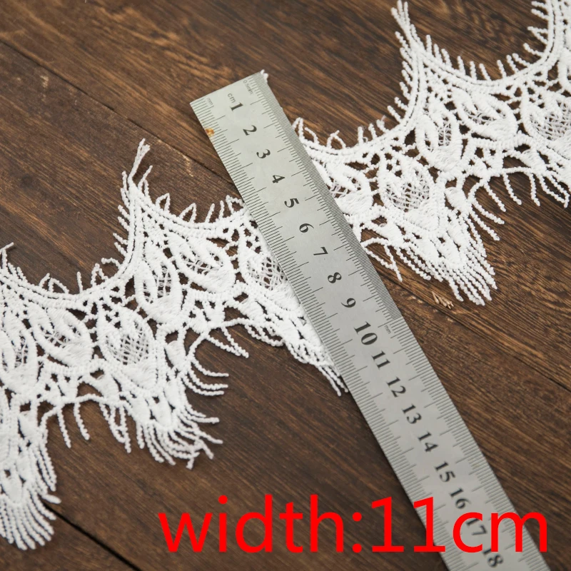 Кружевная Ткань для шитья белая кружевная ткань ресниц ремесла ручной работы 5