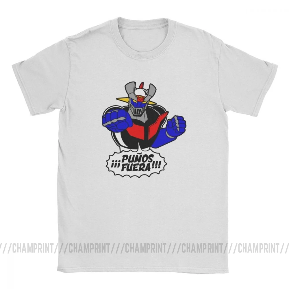 Футболка Mazinger Z для мужчин и женщин топы в японском стиле аниме смешные футболки с