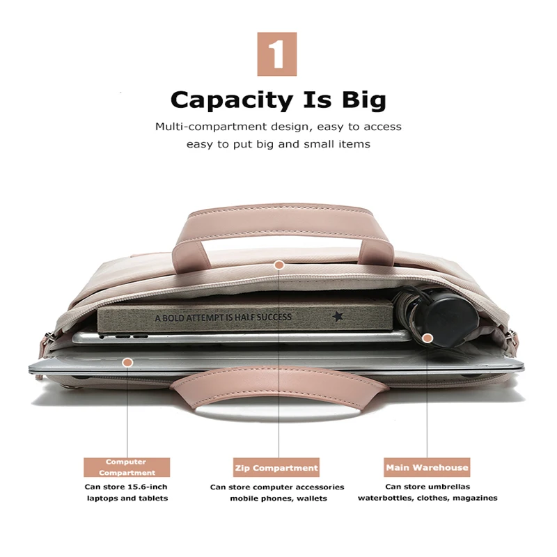 

Suitable for Macbook Computer Bag Ultra-Thin Laptop Bag Diagonally Across 14 Inches 15.6-Inch Laptop Bag Tablet Computer Case