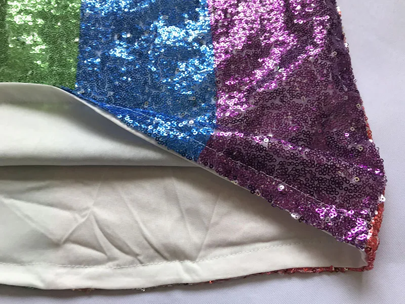 Блестящее облегающее мини-платье размера плюс с блестками для женщин