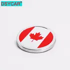 DSYCAR 1 шт. автомобильные аксессуары для экстерьера наклейка с флагом Канады металлическая мини-круглая Эмблема для Toyota Rover Dodge Skoda