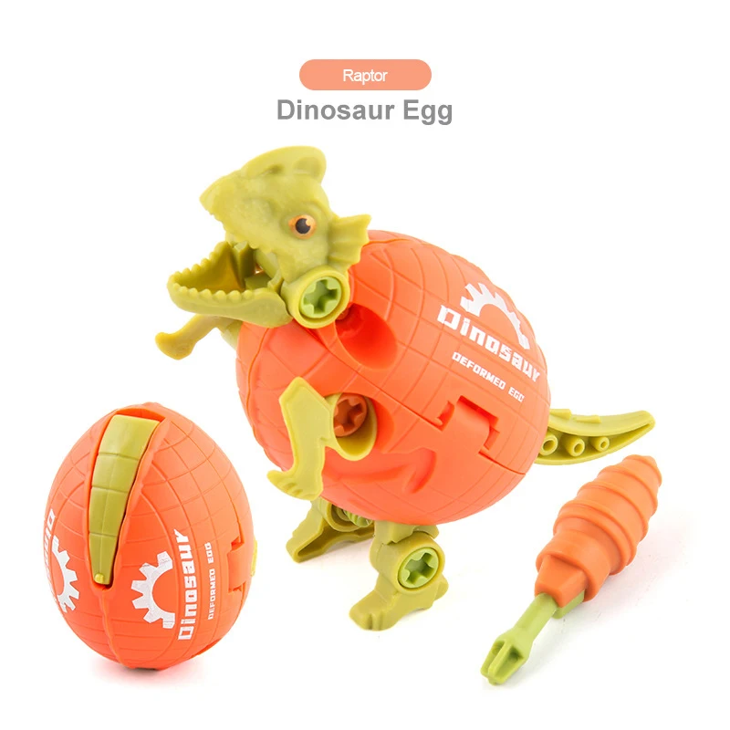 

3D Nut DIY Disassembly Combination Assembly Dinosaur Construction Set Toys For Kids Screw Model Kits Educational Toys