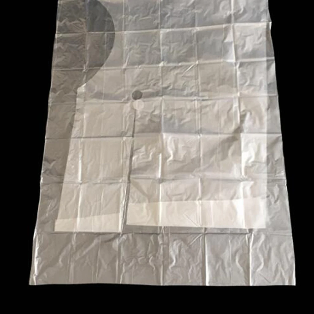 

200 Pieces Disposable Hair Cutting Cape Gown Hair Cut Protect Barber Capes 110 x 78 cm