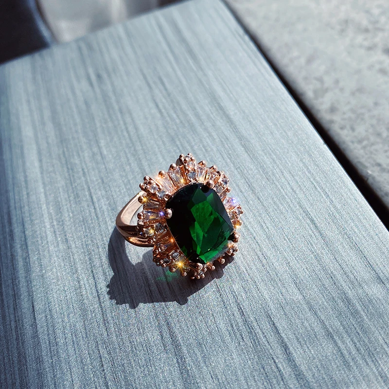 Женское Открытое кольцо в Королевском Стиле французское роскошное корейское