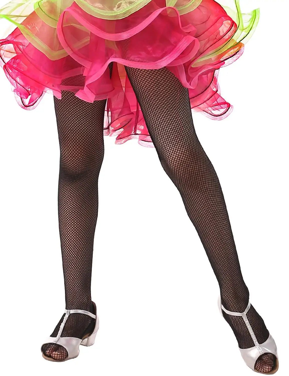 Женские латинские колготы-чулки в сетку колготки для латинских танцев чулки