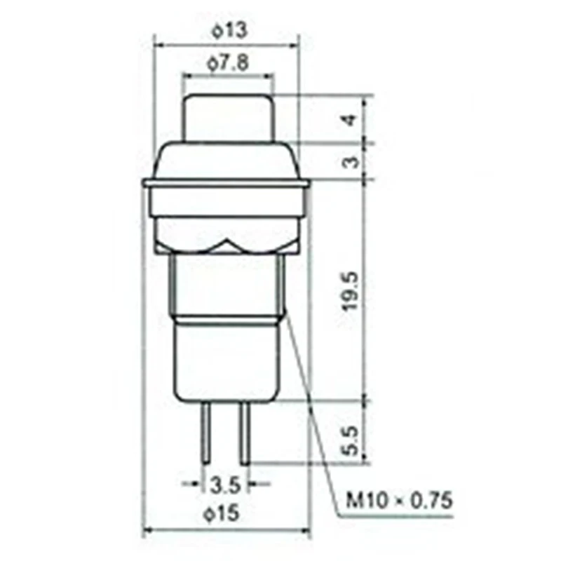6 шт. кнопка сброса 10 мм|switch 10mm|switch switchswitch push |