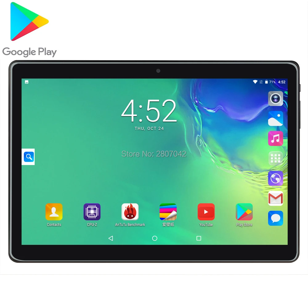 Планшет Google Android 10 дюймов 3G 4G 32 Гб ПЗУ 2 SIM карты|Планшеты| |
