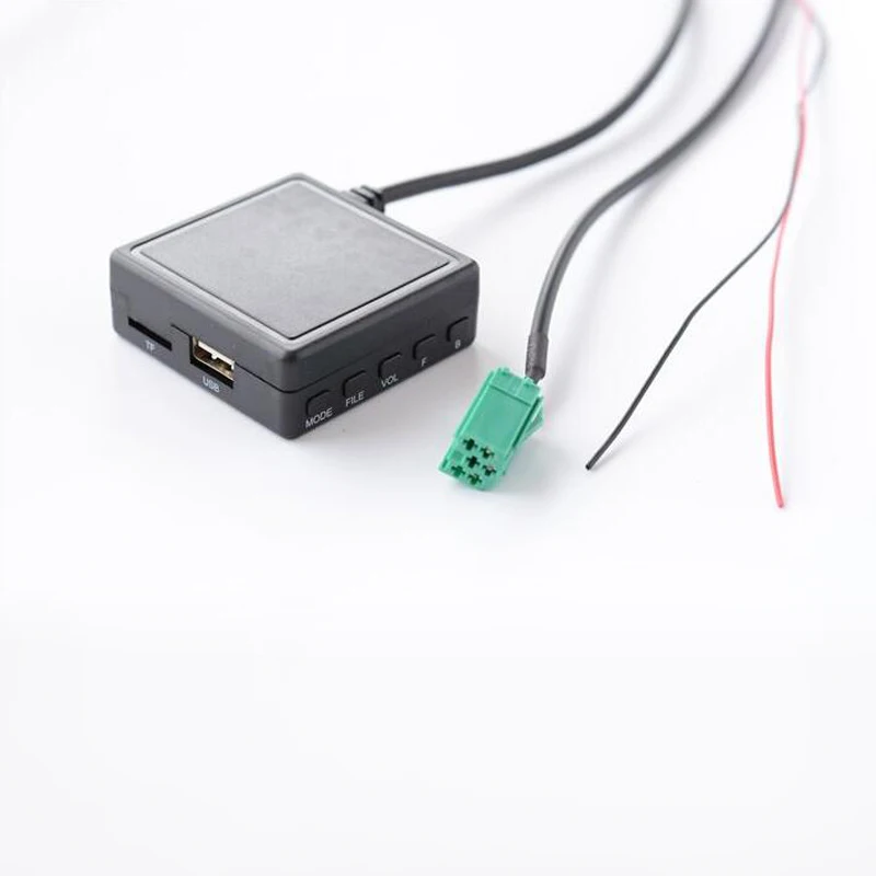 Автомобильный радиоприемник benchlink мини-разъем ISO 6pin Bluetooth Aux USB-кабель адаптер для