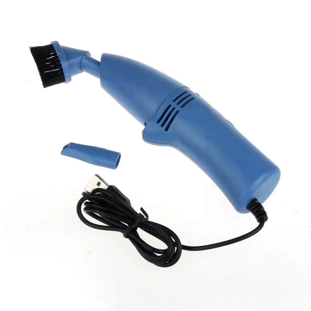 Синий USB пылесос, разработанная клавиатура, Новое поступление, качество телефона,# C611, для ПК, топ, ноутбука, использование клавиатуры, компьютерная Чистка для - Цвет: Синий
