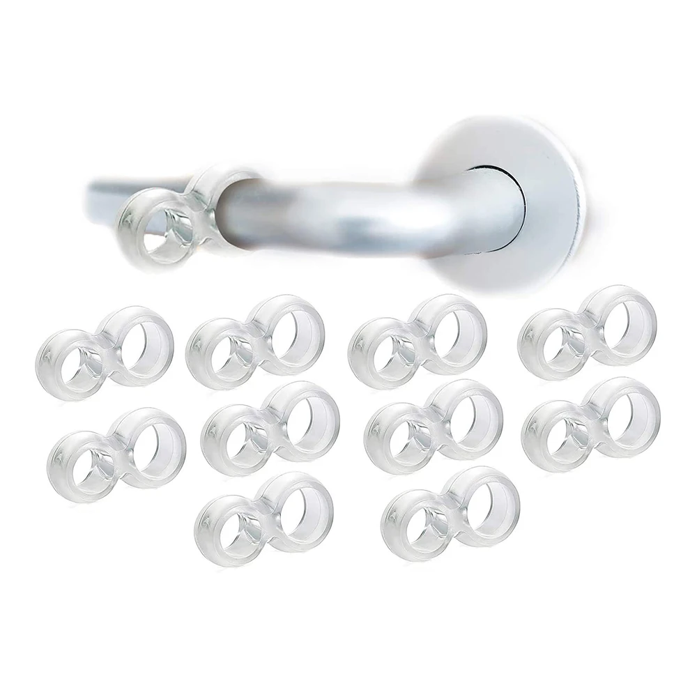

10Pcs Silica Gel Door Stop Transparent Door Handle Buffer Safety Shockproof Pad Kitchen Bedroom Furniture Protect Door Stopper