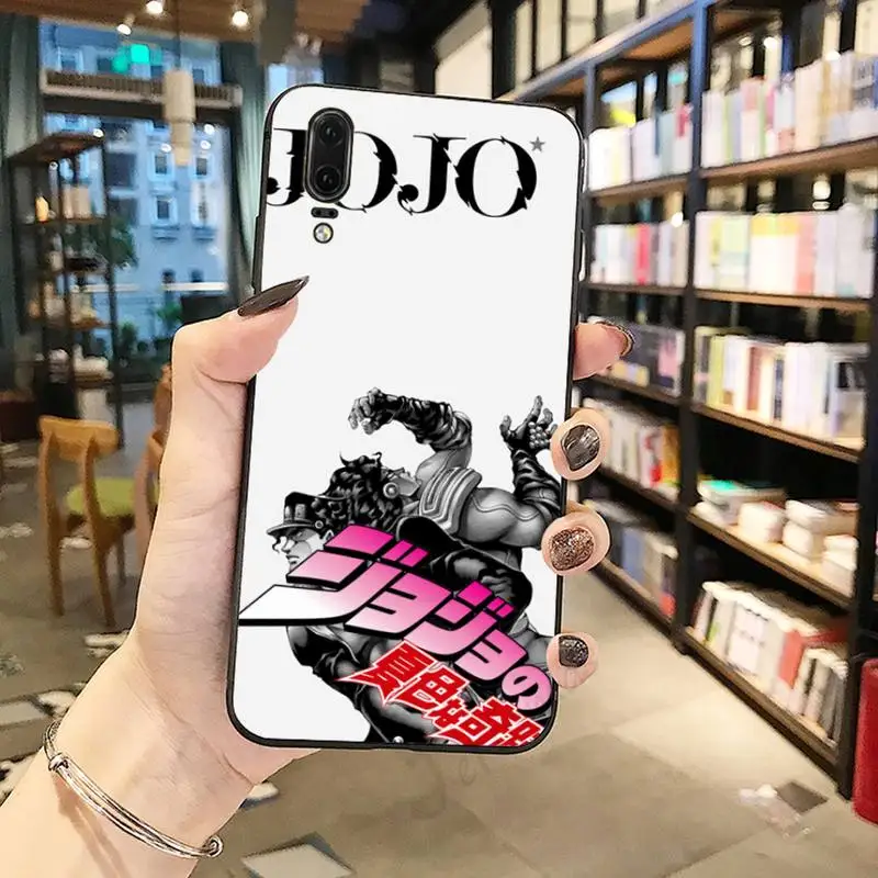 

Anime JoJo Black white style Phone Case For Huawei honor Mate P 10 20 30 40 Pro 10i 9 10 20 8 x Lite