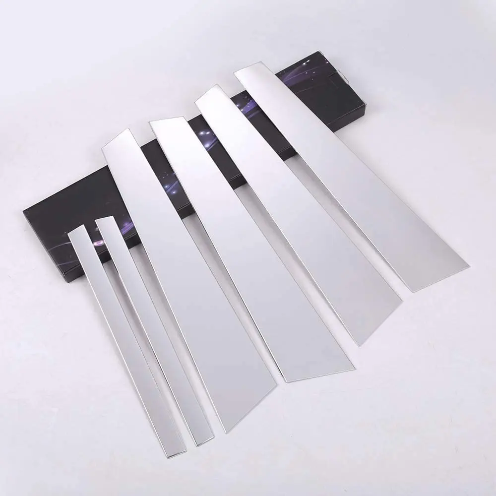Car Window BC Column Decoration Strips Trim For BMW New 5 Series 7 520li525 530li Modified Styling Stickers 6Pcs/set | Автомобили и