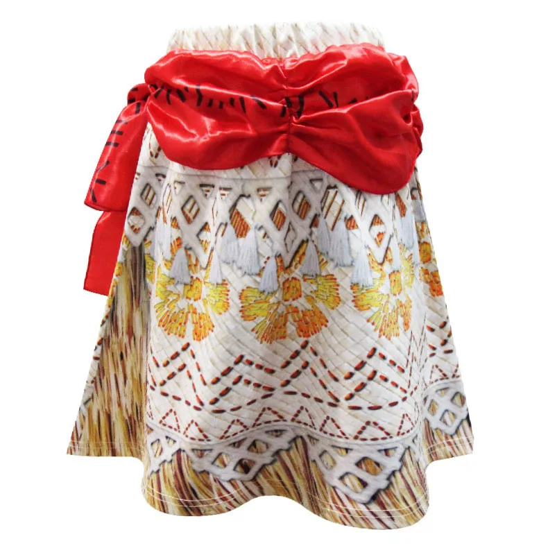 Маскарадный костюм Моана комплект для детей платье на бретельках Vaiana с ожерельем