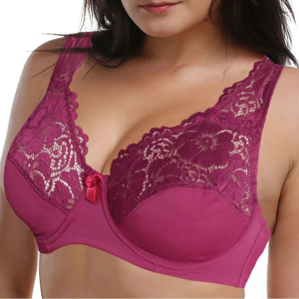 Женский кружевной бюстгальтер с чашкой 34-46 B C D DD E F | Женская одежда