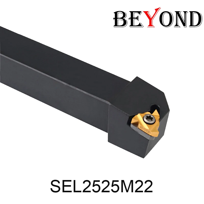 BEYOND SER SER2525M22 SEL2525M22 держатель инструмента для внешней резьбы твердосплавные вставки CNC 25 мм токарный станок токарные инструменты Токарный резак 22er ag60