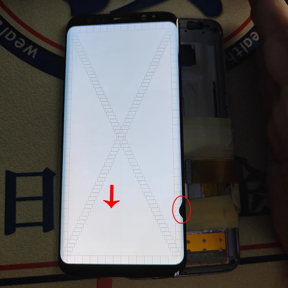 ЖК-дисплей для Samsung Galaxy S8 G950 G950F G950FD дисплей с сенсорным экраном и дигитайзером в
