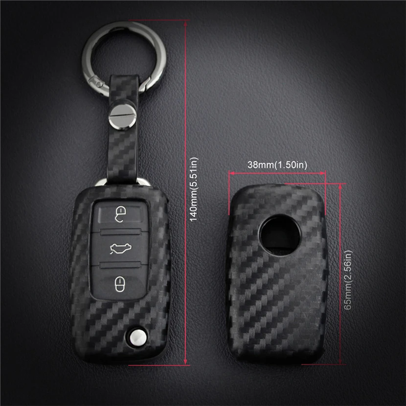 Чехол для автомобильного ключа из силикагеля чехол-брелок Skoda Fabia Octavia Karoq Superb Kodiaq