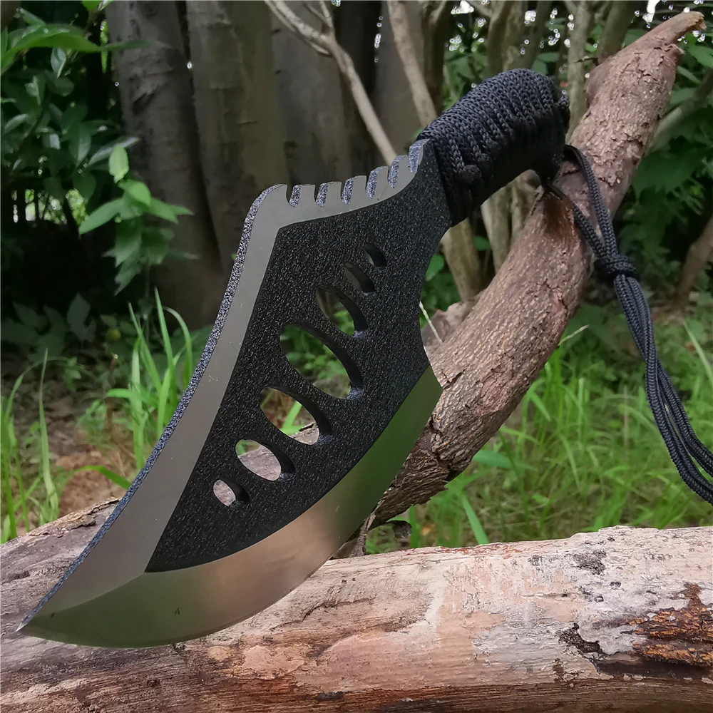 Мачете для костей портативный Tomahawk, многофункциональный спасательный инструмент для кемпинга в джунглях, нескользящая ручка, лезвие из нержавеющей стали - изображение