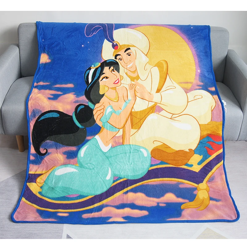 Волшебная лампа Диснея Аладдина мягкое фланелевое одеяло из мультфильма жасмин