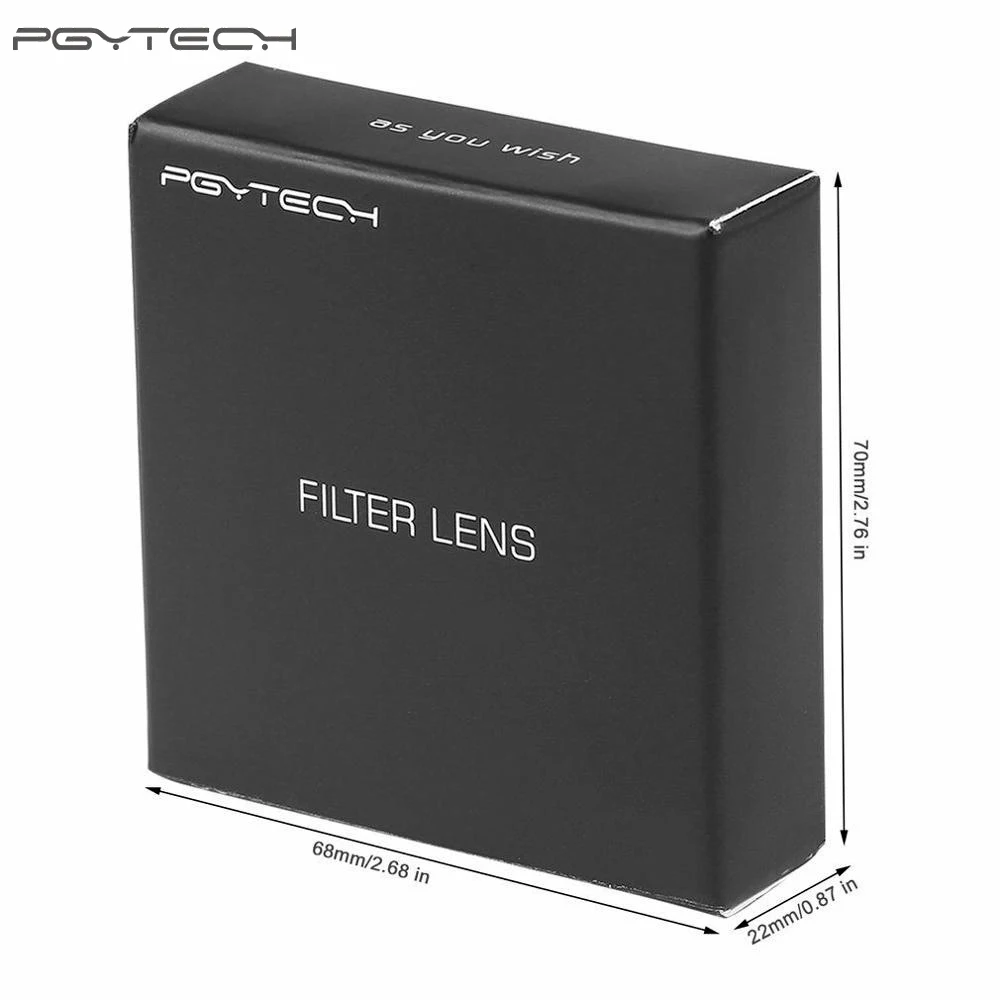 1 шт. PGYTECH с золотым краем фильтр для объектива MRC PL GOPRO Hero 5 Аксессуары камеры