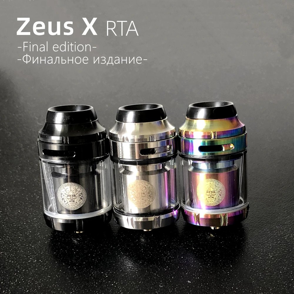 Zeus X RTA атомизатор Сетки Танк РБА DL 3 5 мл 4 двойная катушка Vape сетка катушки