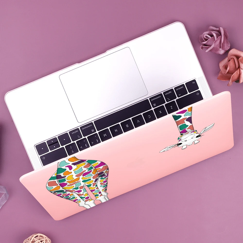 Redlai для MacBook Air Pro Retina 11 12 13 15 16 дюймов 2020 A2251 A2289 A2179 A2338 A2337 Матовый красочный жираф
