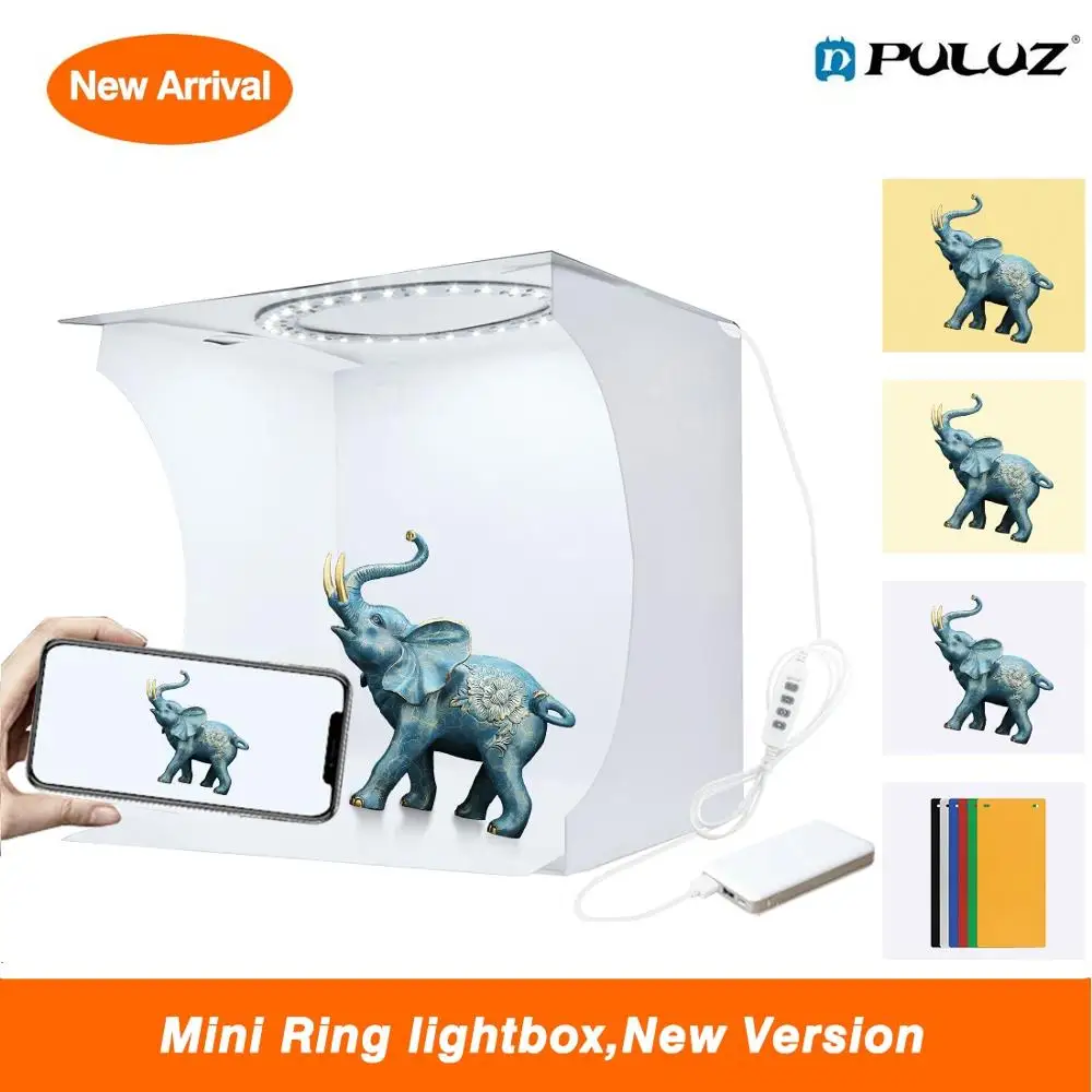 Мини светодиодный кольцевой светильник для фотостудии стенд палатка вой короб