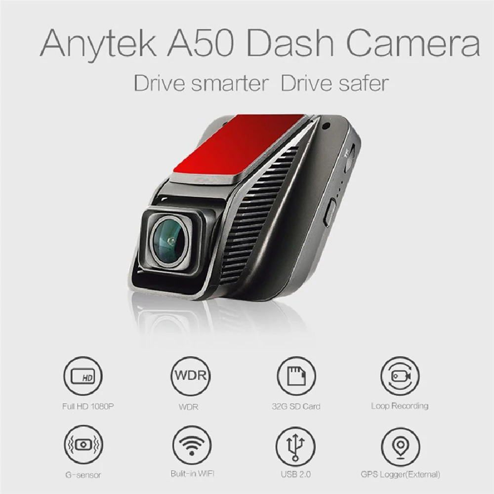 Видеорегистратор для вождения камера 2 45 &quotWiFi Автомобильный видеорегистратор