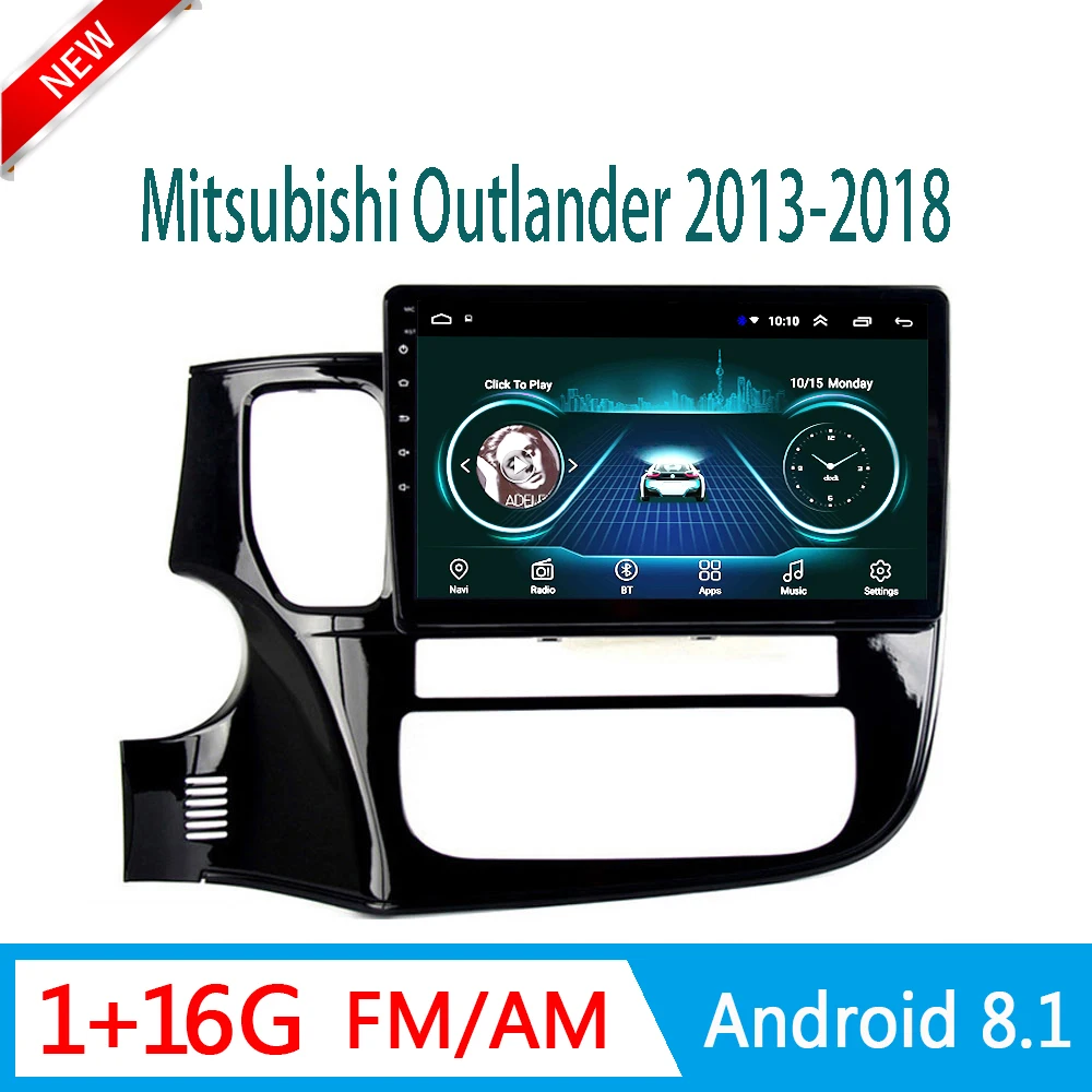 Автомобильное радио для Mitsubishi outlander 2013-2018 мультимедийная система авто аудио GPS