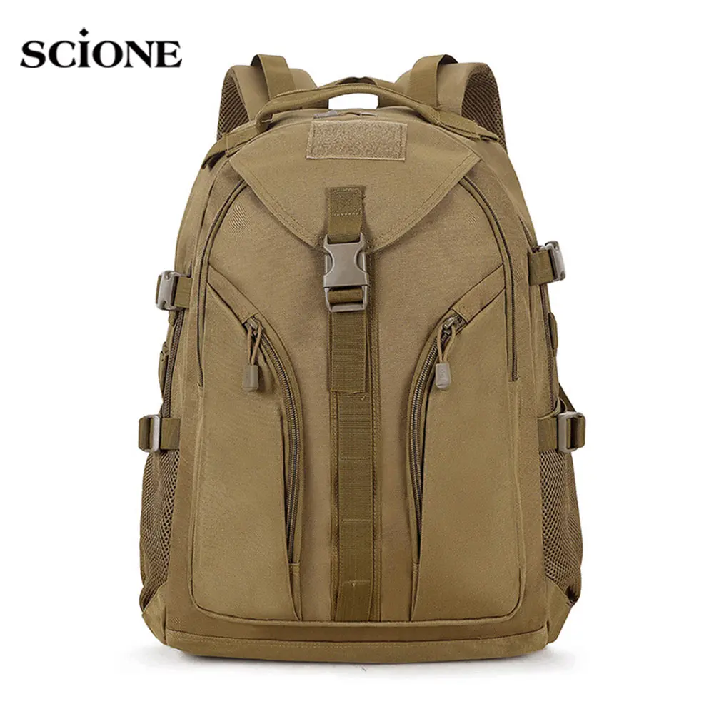 

40L Tactical Backpack Military Army Bag Molle Outdoor Sport Men Camping Hiking Travel Climbing Backpack Tactical Bags Travel X9A
