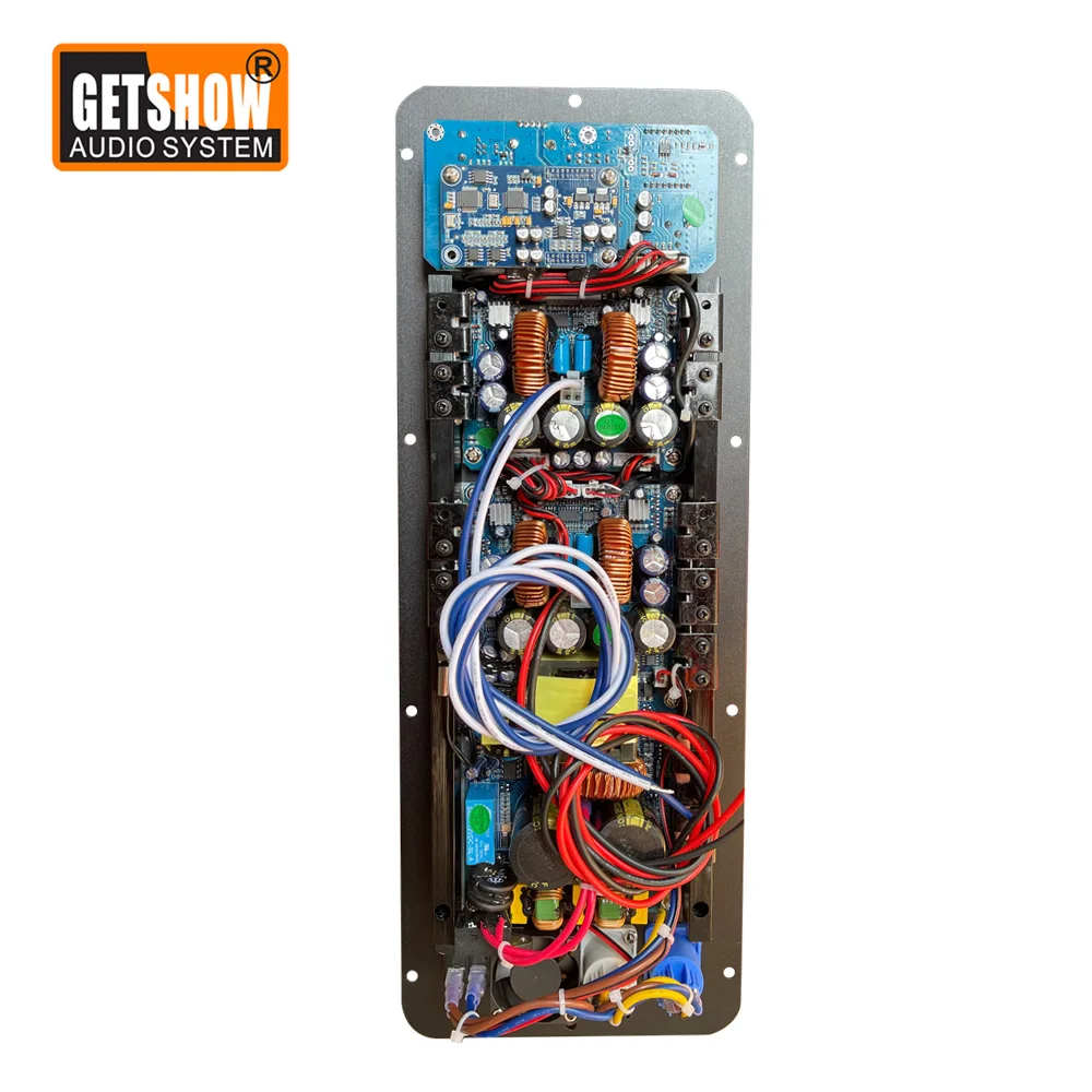 2 канальный GETSHOW 6000 Вт модуль усилителя для сабвуфера Профессиональный Динамик