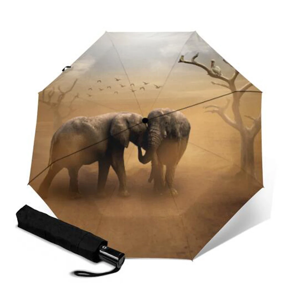 Полностью автоматические зонты тройного сложения прочные красочные