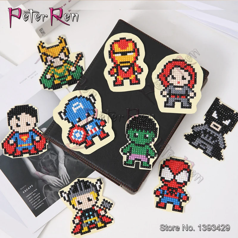 

DIY Patterns Diamond Painting For Children Round Diamond Sticker Double Sided Stickers Christmas Kit Diamond Embroidery Princess